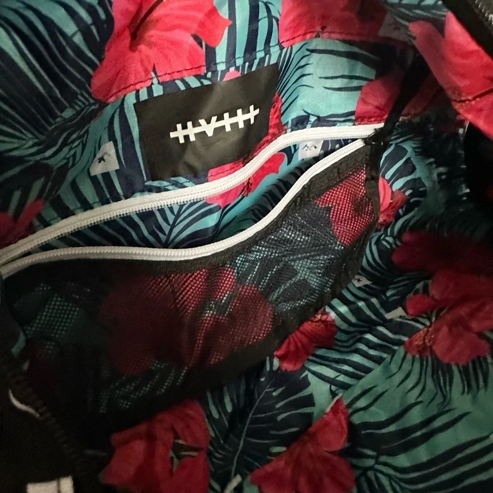 Not Dead Yet or HVlll Rune Black and White Duffel Bag NWT